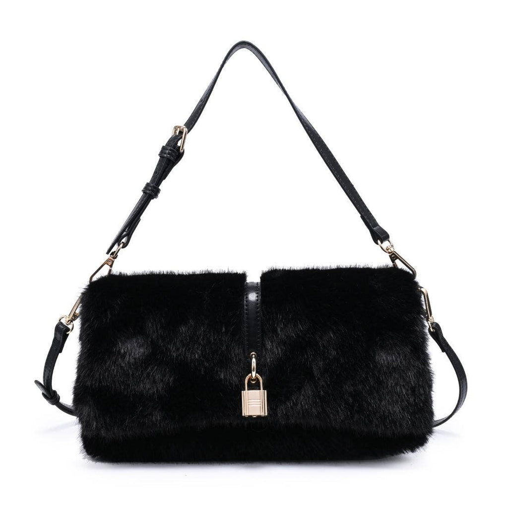 Glorida Shoulder Bag: Burgundy