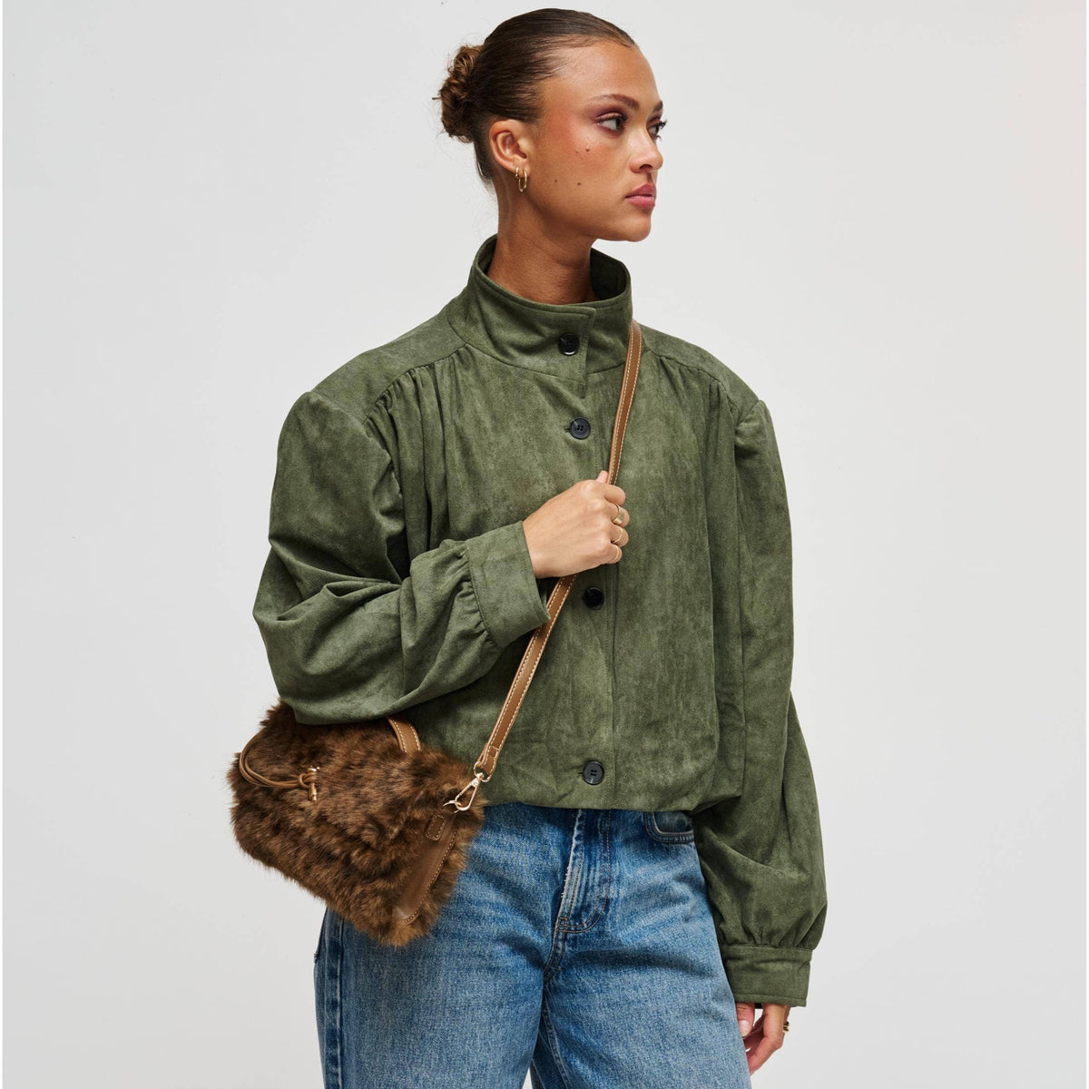 Ada - Leo Crossbody: Brown