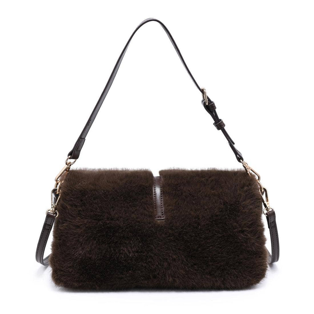 Glorida Shoulder Bag: Chocolate