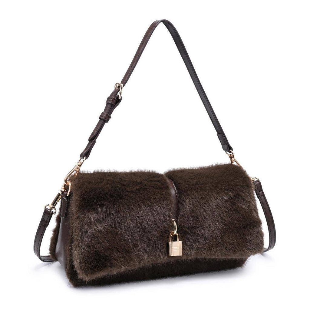 Glorida Shoulder Bag: Chocolate