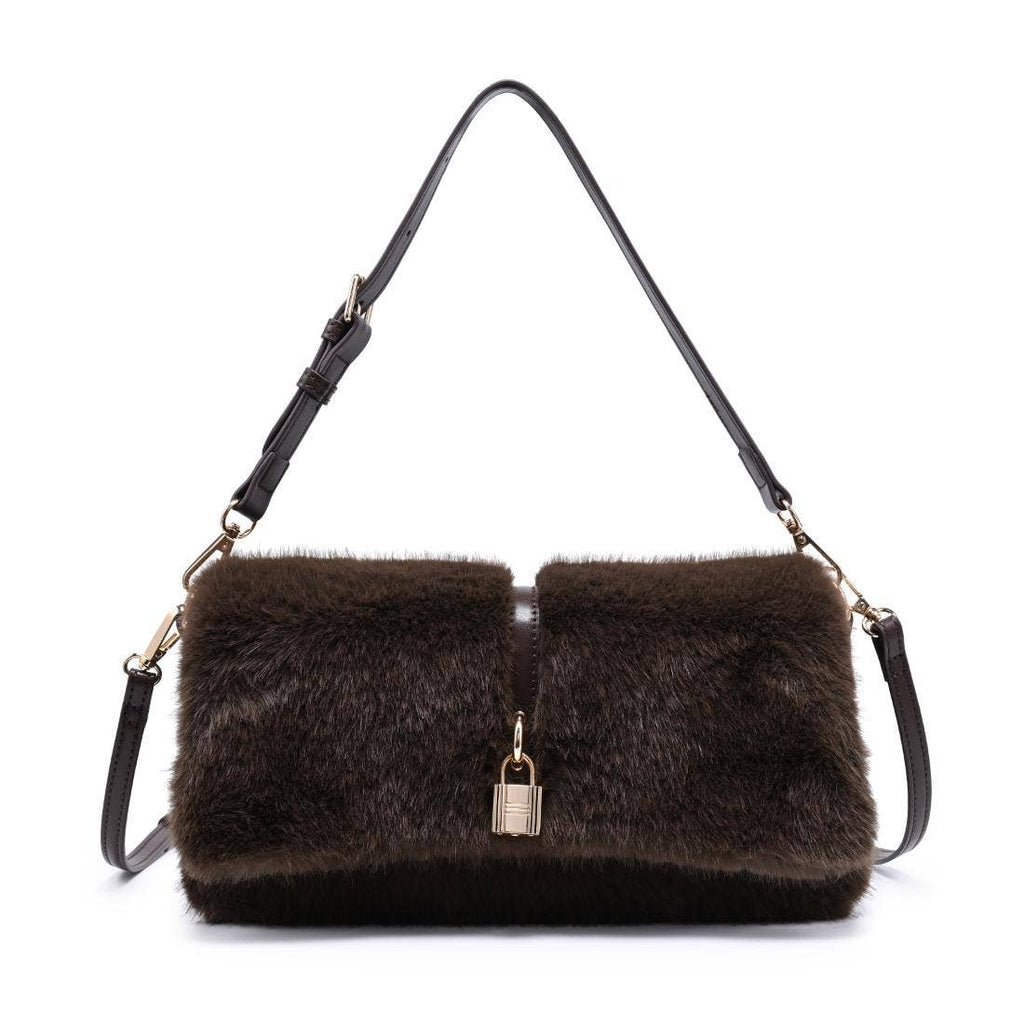 Glorida Shoulder Bag: Chocolate