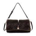 Glorida Shoulder Bag: Chocolate